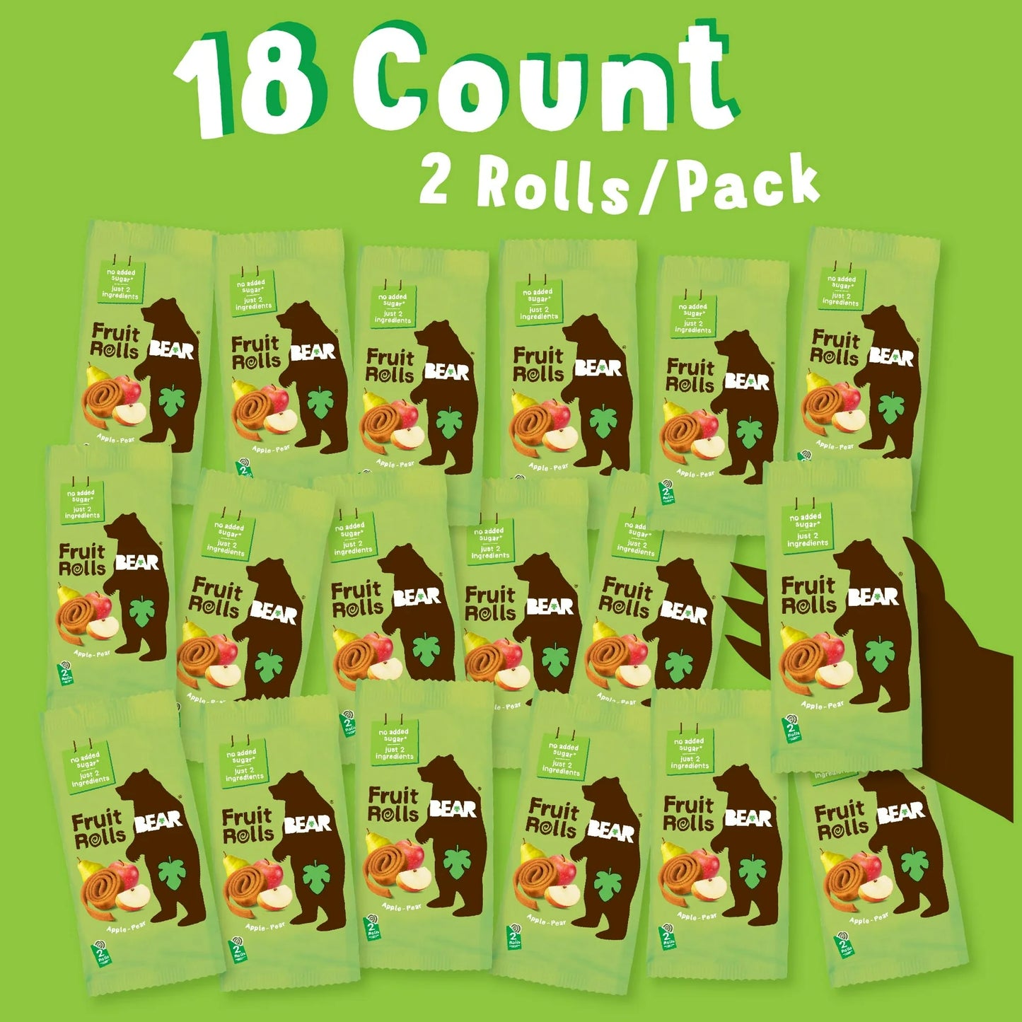 Bear Fruit Roll - Apple