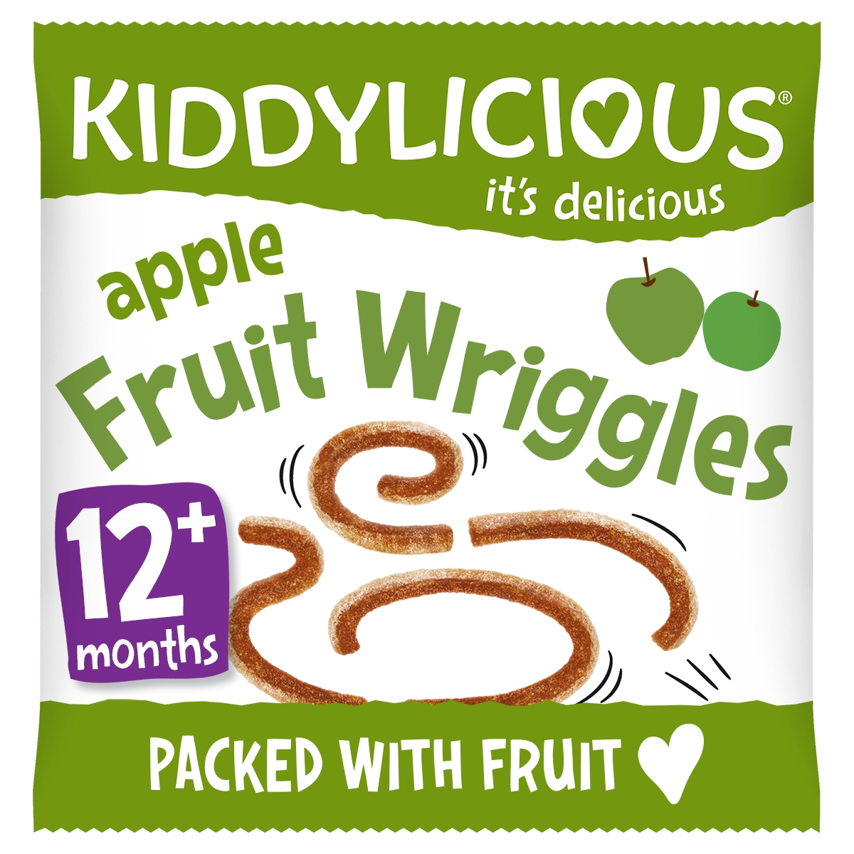 Kiddylicious Fruit Wriggles - Apple