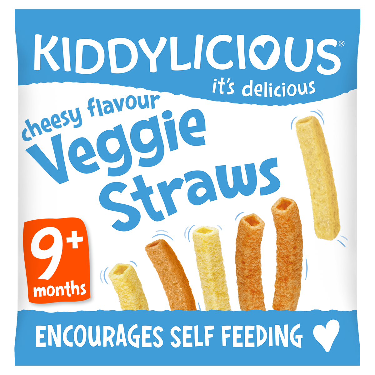 Kiddylicious Cheesy Flavoured Veggie Straws
