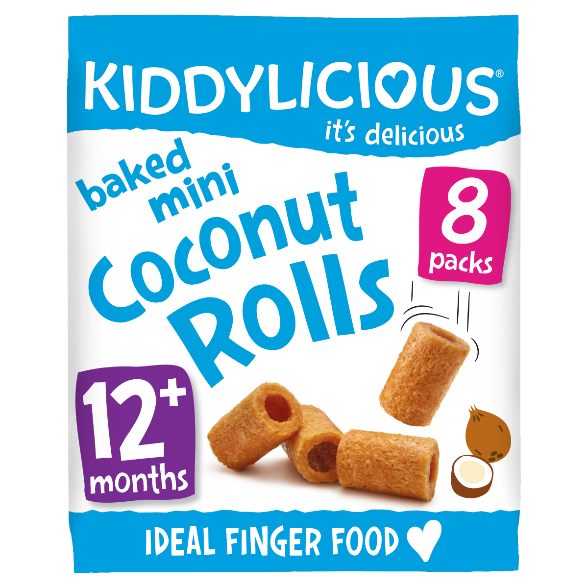Kiddylicious Mini Coconut Rolls