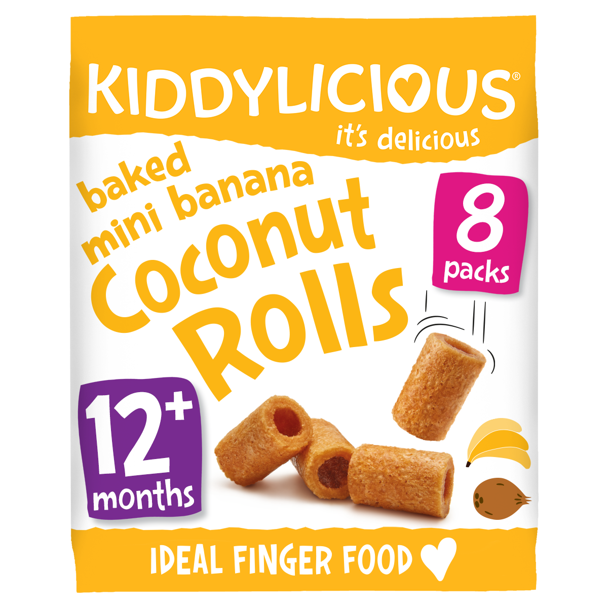 Kiddylicious Mini Coconut Banana Roll