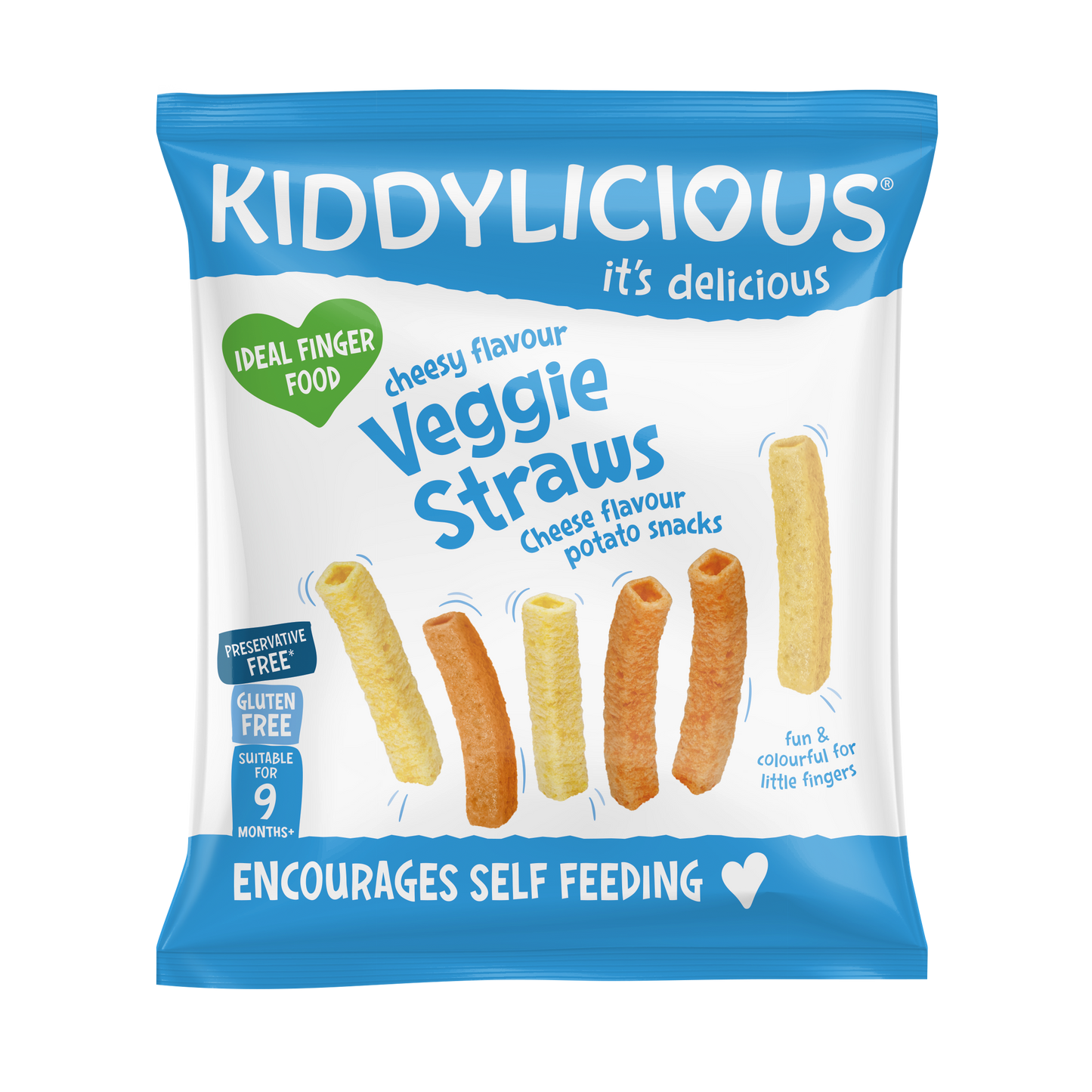 Kiddylicious Cheesy Flavoured Veggie Straws