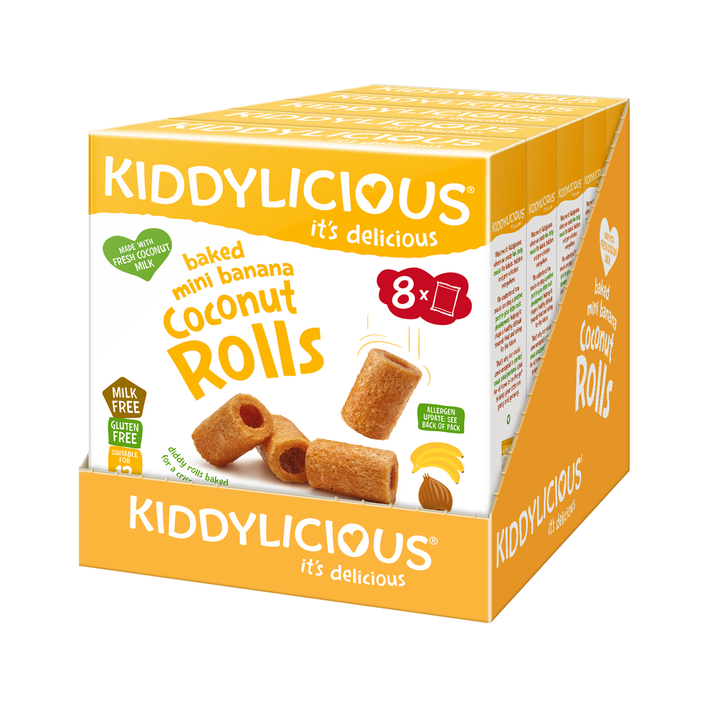 Kiddylicious Mini Coconut Banana Roll