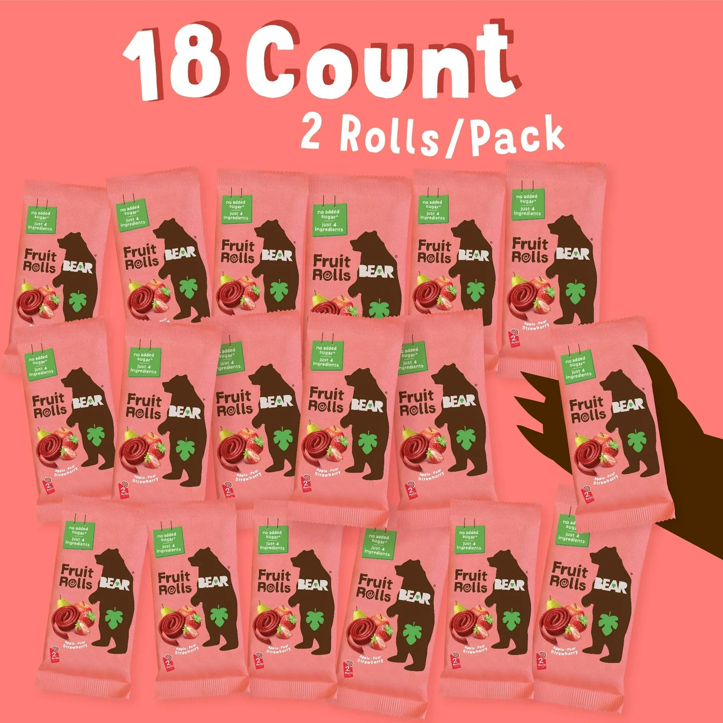 Bear Fruit Roll - Strawberry