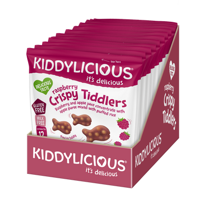 Kiddylicious Crispy Tiddlers - Raspberry