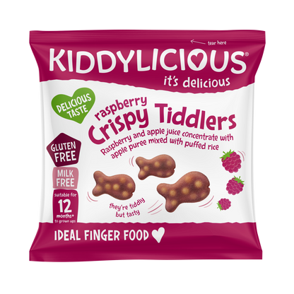 Kiddylicious Crispy Tiddlers - Raspberry
