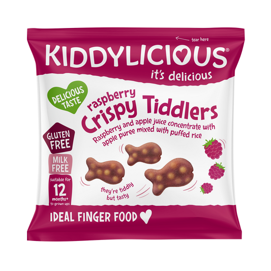 Kiddylicious Crispy Tiddlers - Raspberry