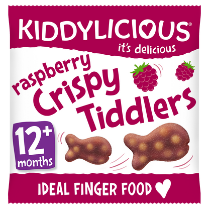 Kiddylicious Crispy Tiddlers - Raspberry