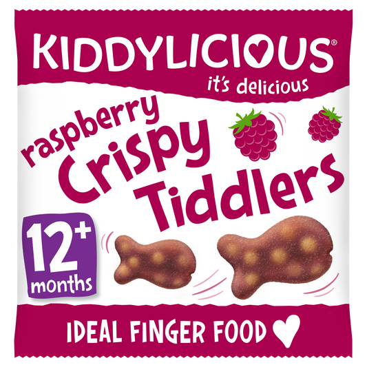 Kiddylicious Crispy Tiddlers - Raspberry