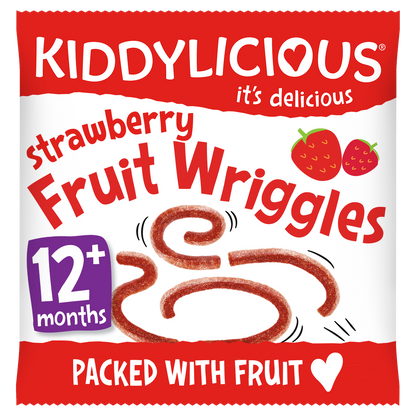 Kiddylicious Fruit Wriggles - Strawberry