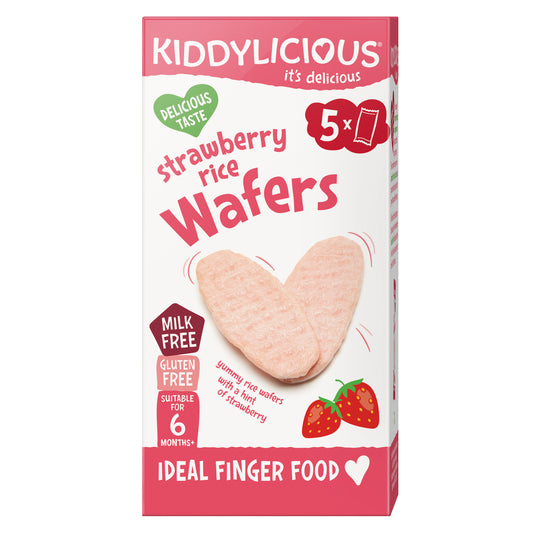 Kiddylicious Mini Wafers - Strawberry