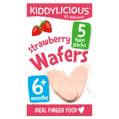 Kiddylicious Mini Wafers - Strawberry