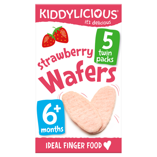Kiddylicious Mini Wafers - Strawberry