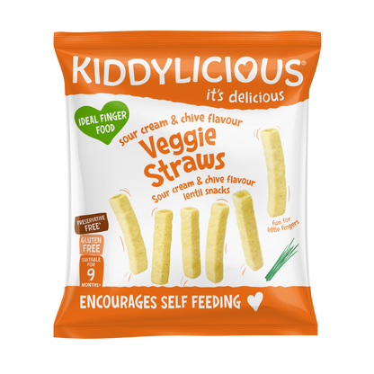 Kiddylicious Sour Cream And Chives Flavoured Veggie Straws