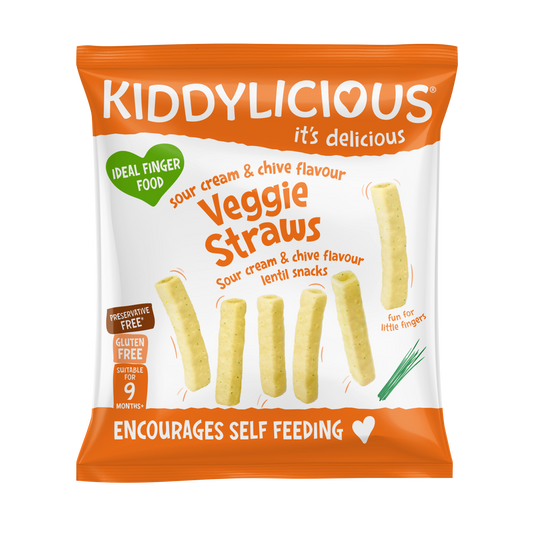 Kiddylicious Sour Cream And Chives Flavoured Veggie Straws
