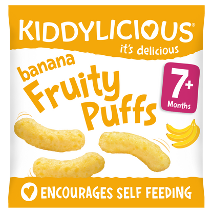 Kiddylicious Fruity Puffs - Banana