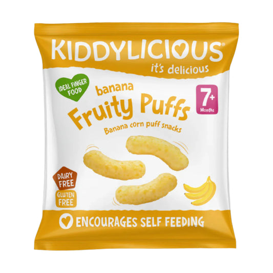 Kiddylicious Fruity Puffs - Banana