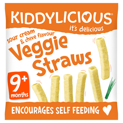 Kiddylicious Sour Cream And Chives Flavoured Veggie Straws