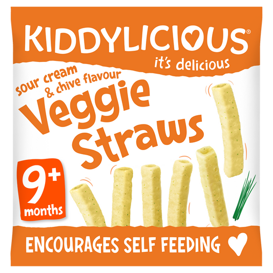 Kiddylicious Sour Cream And Chives Flavoured Veggie Straws